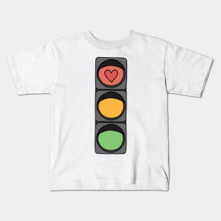 Stop in the Name of Love Stop Light Kids T-Shirt